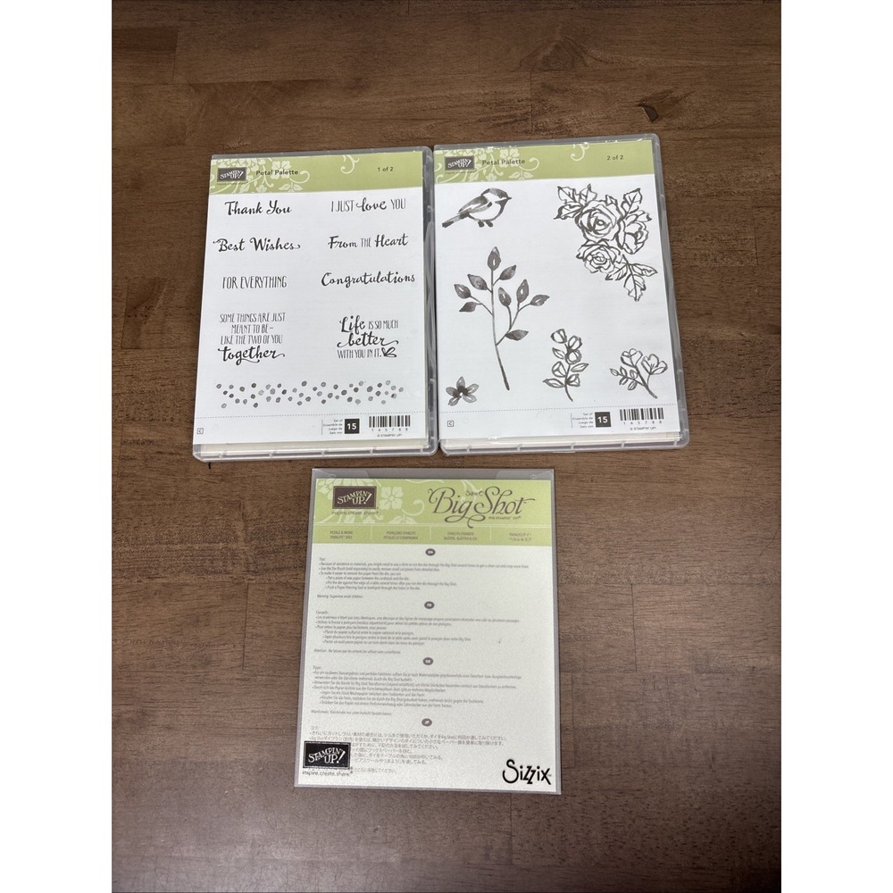Stampin' Up! Petal Palette Stamp Set & Petals & More Dies
